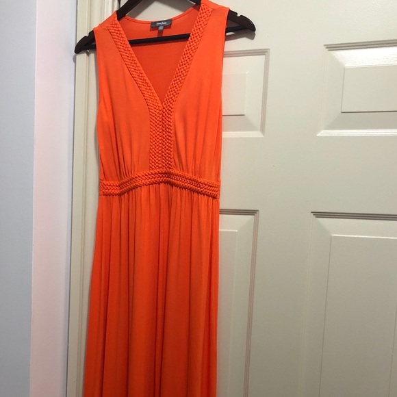 Neiman Marcus Dresses Neiman Marcus Coral Maxi Dress Poshmark